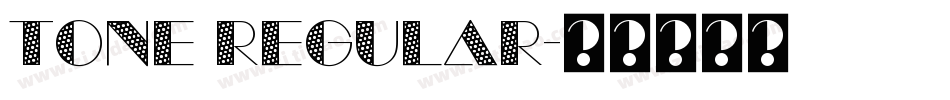 Tone Regular字体转换